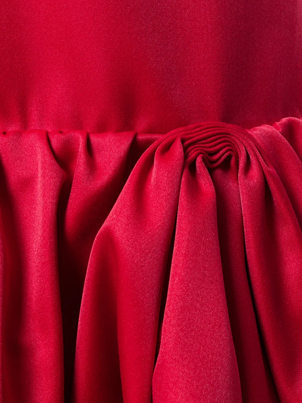 Prada Flared jurk Rood