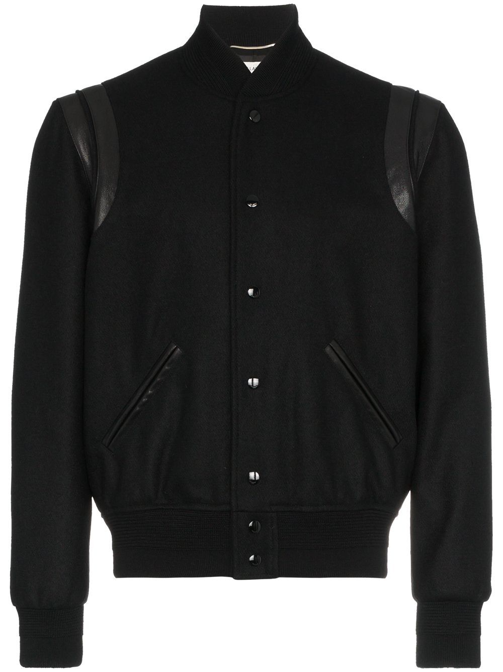 Saint Laurent Varsity Wool Jacket - Farfetch