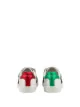 الصورة 2 من Gucci Kids حذاء رياضي آيس بشبك أخضر وأحمر