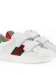 Gucci Kids حذاء رياضي آيس بشبك أخضر وأحمر