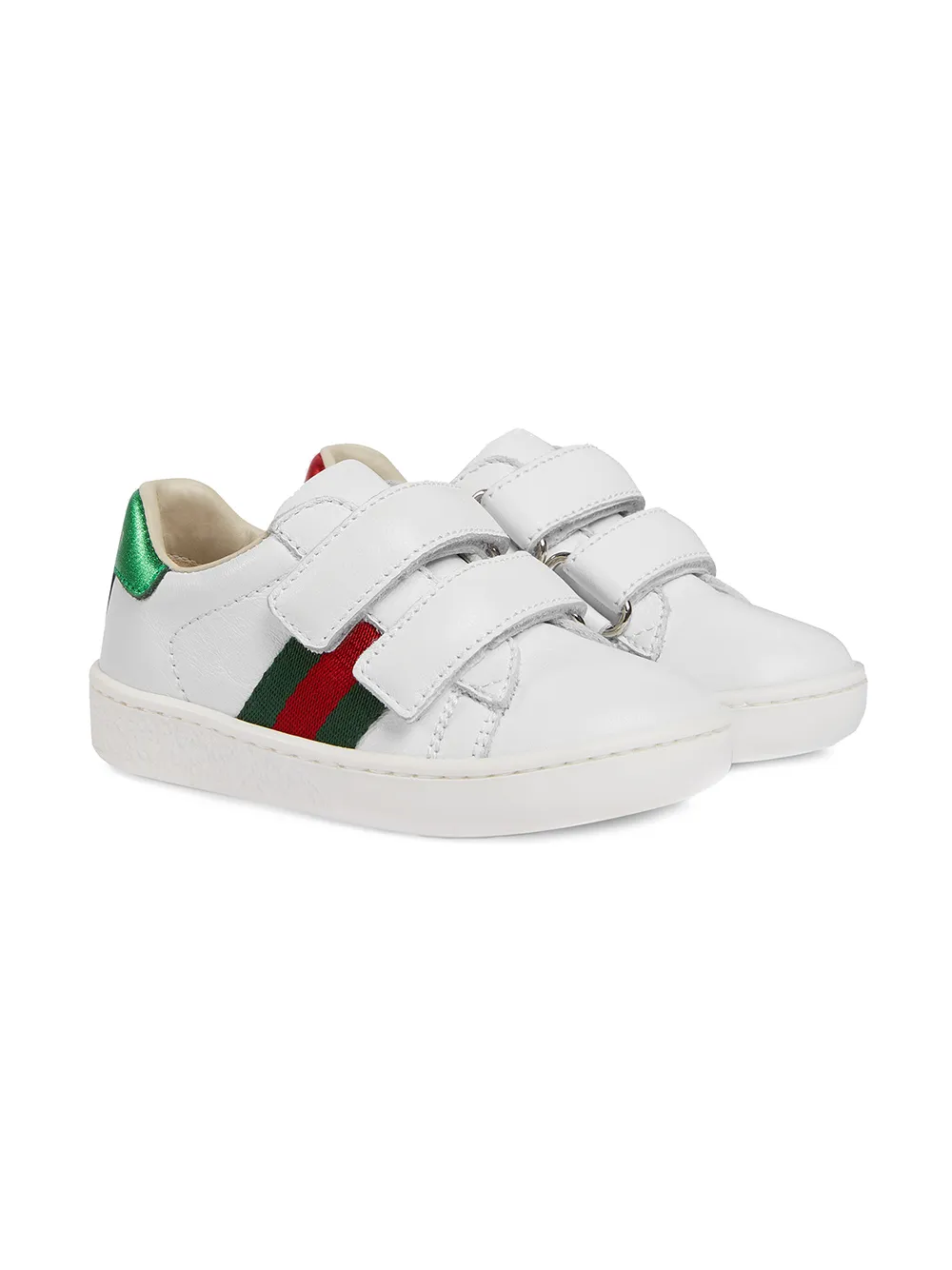 фото Gucci kids кроссовки с отделкой web