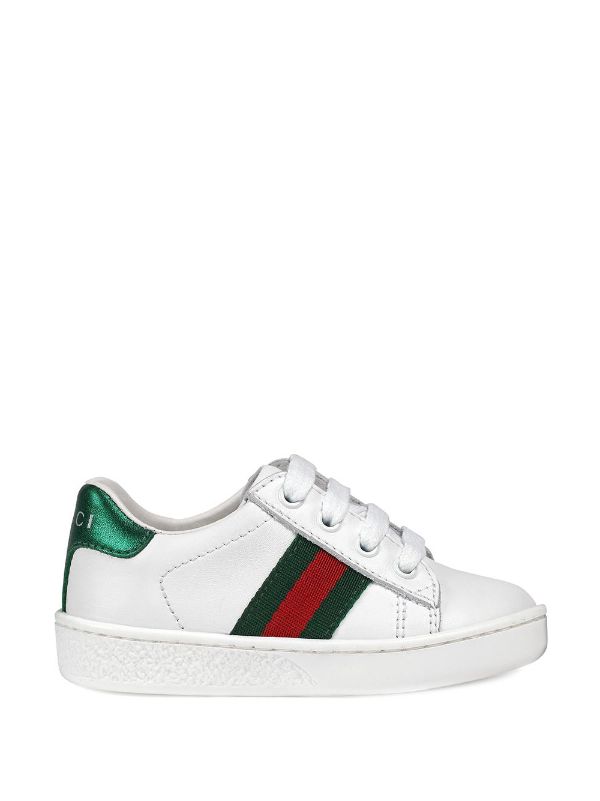 Gucci Ace Leather Sneakers - Farfetch