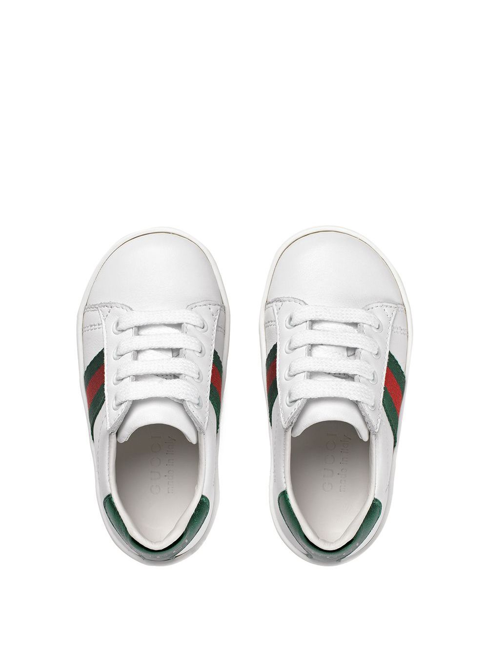 Gucci Kids Ace Leather Sneakers - Farfetch