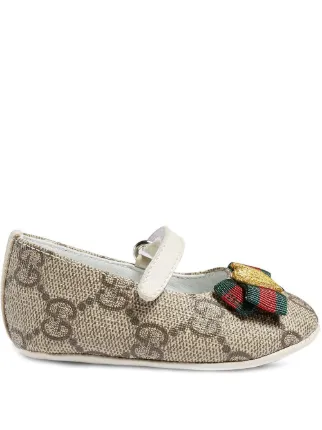 Gucci Kids Baby GG Supreme Ballet Flat Farfetch