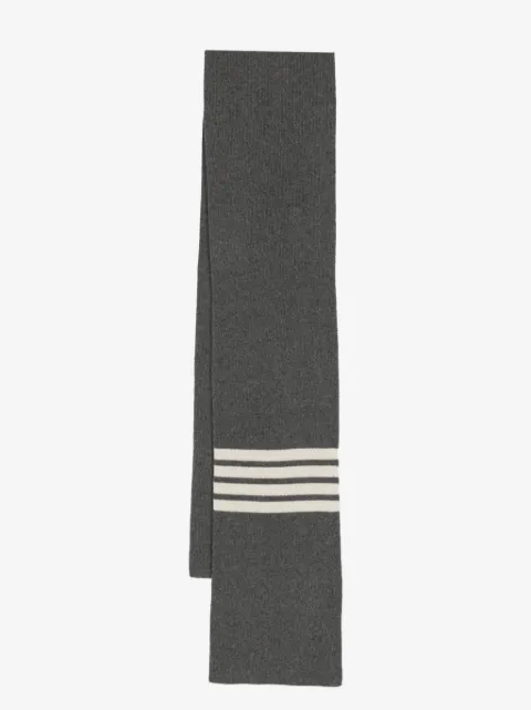 Thom Browne 4-Bar Stripe cashmere scarf