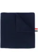 Image 1 of Thom Browne 4-Bar Stripe Cashmere Rib Scarf