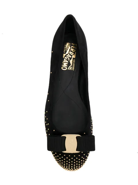 salvatore ferragamo vara bow ballerina shoes