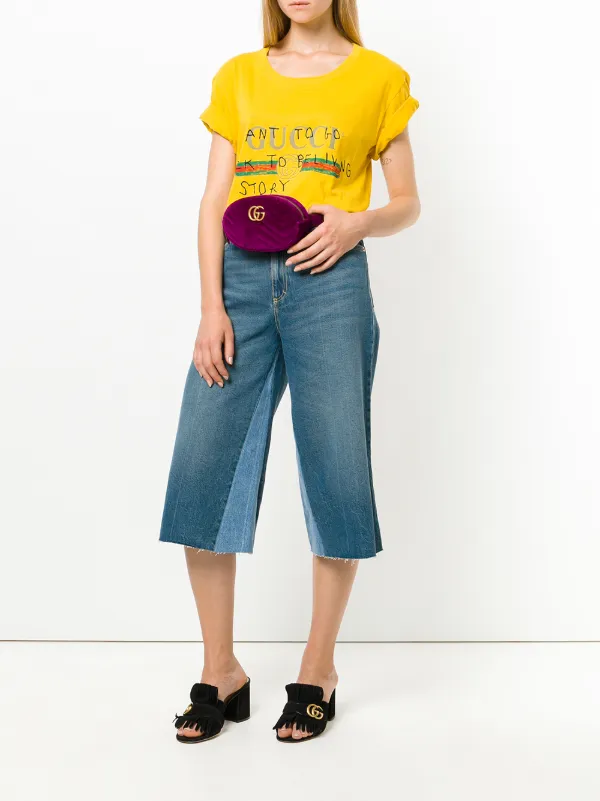 gucci butterfly jeans