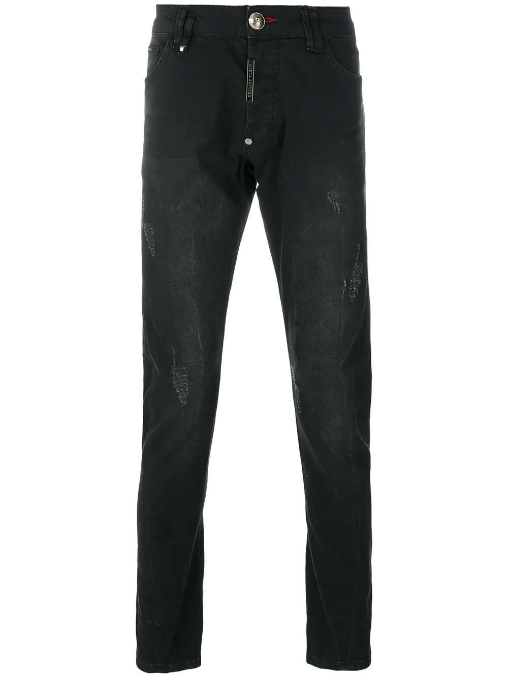 Philipp Plein distressed slim fit jeans | Image 1