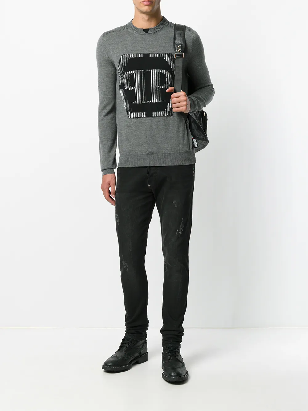 Philipp Plein distressed slim fit jeans | Slim-Fit Jeans | Image 2