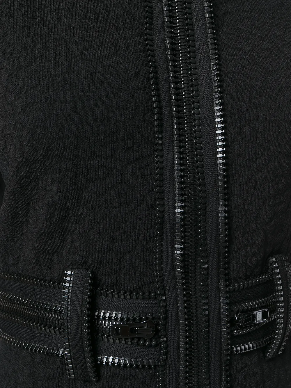 Givenchy zipped fitted dress Zwart