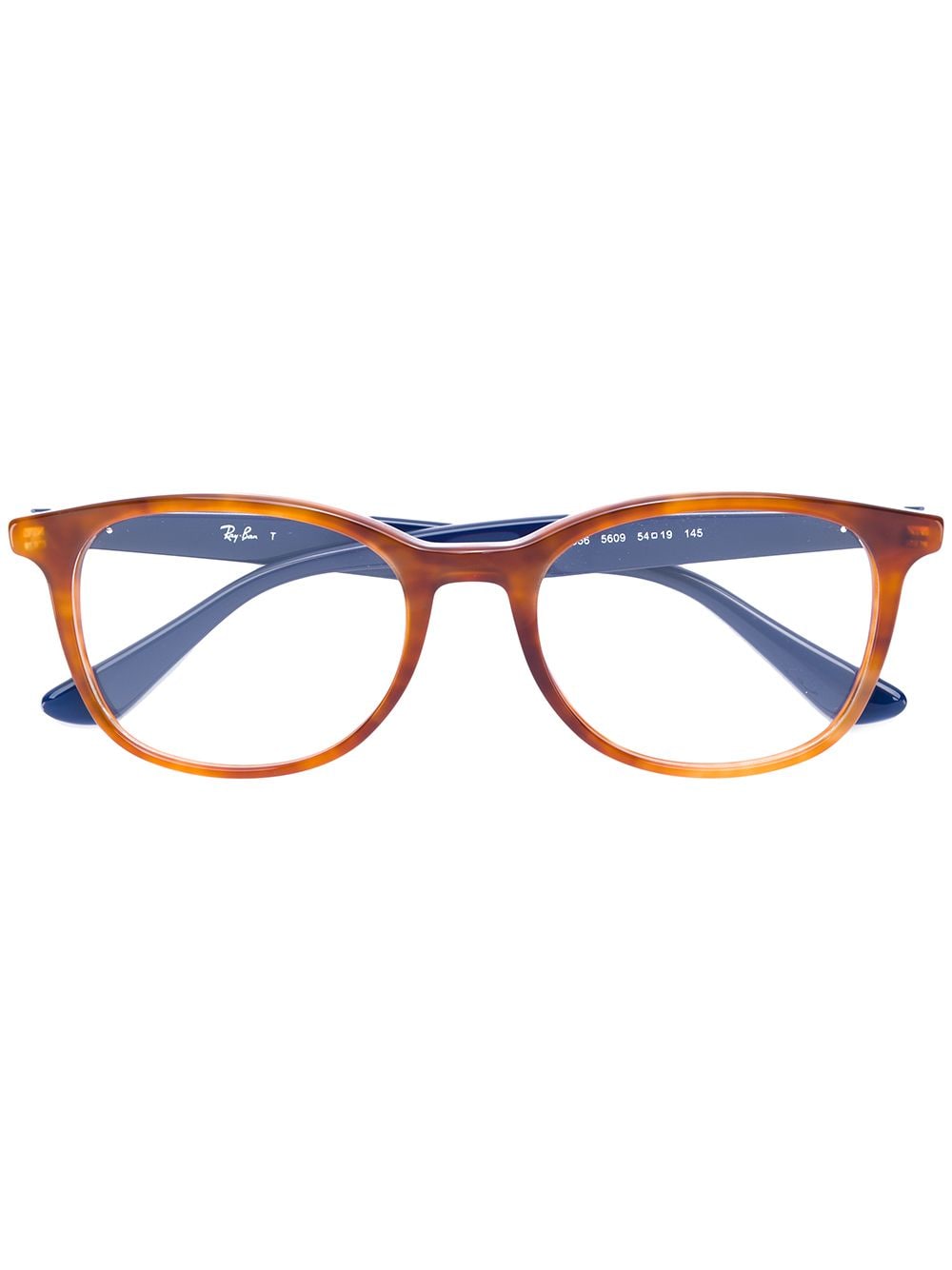 RAY BAN TWO-TONE SQUARED GLASSES,RB535612322694