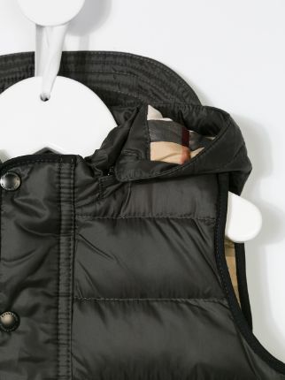 burberry vest kids black