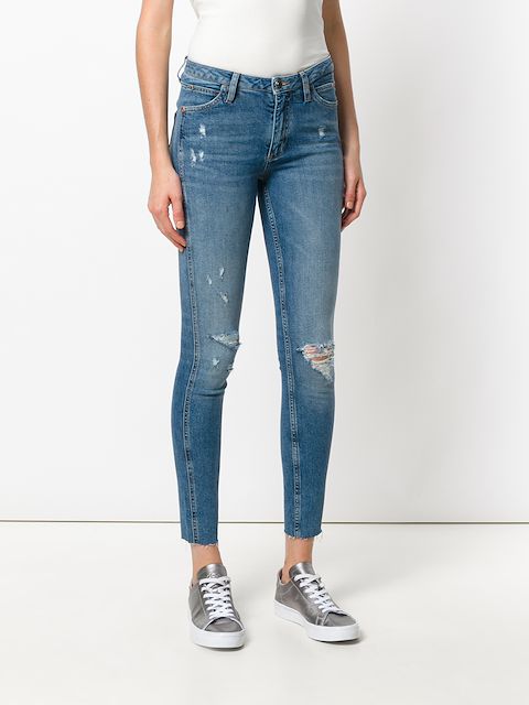 calvin klein distressed jeans