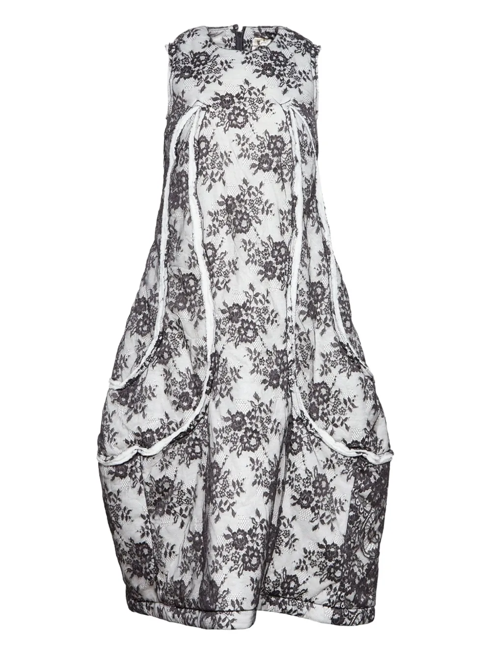 Comme Des Garçons floral flared dress | Black | Image 1