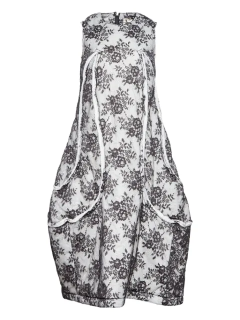 Comme Des Garçons floral flared dress