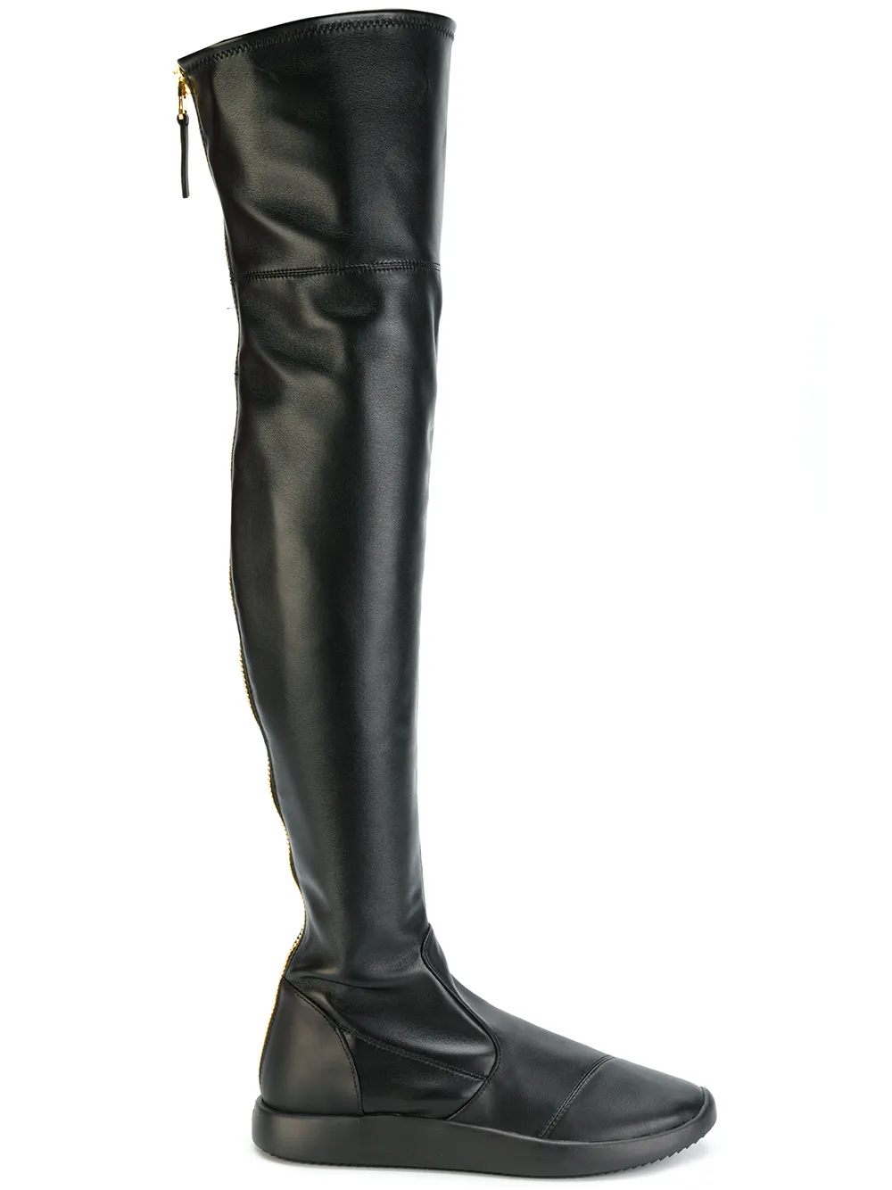 Giuseppe Zanotti Stivali altezzaalla coscia 'Runner' - Nero