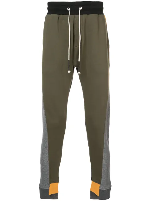 Mostly Heard Rarely Seen colour block joggers
