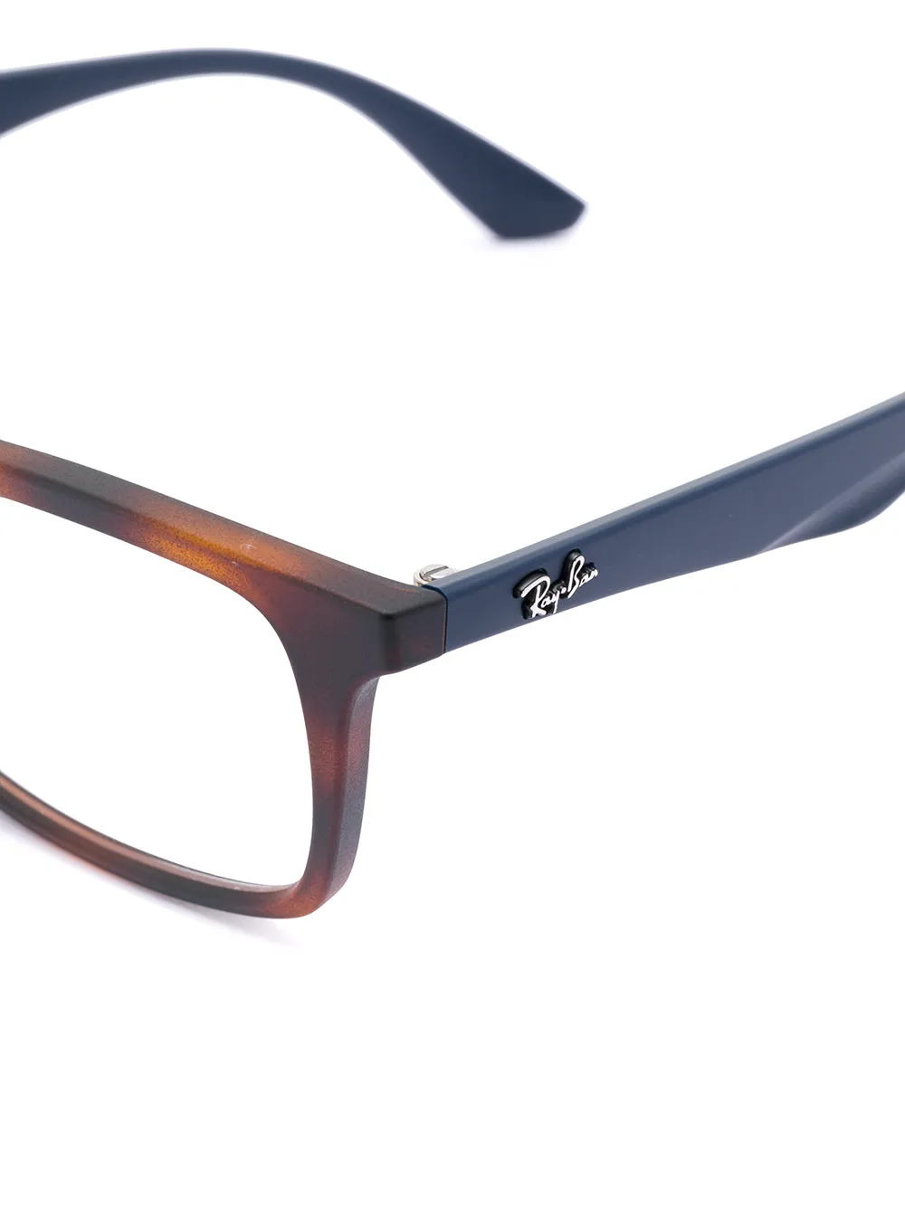 Ray Ban Rectangle Glasses In Blue