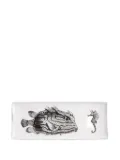 Fornasetti Pufferish & Seahorse plate - White