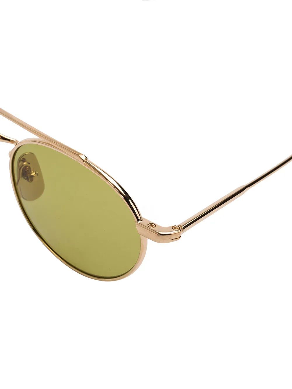 Thom Browne Eyewear zonnebril met rond montuur Metallic