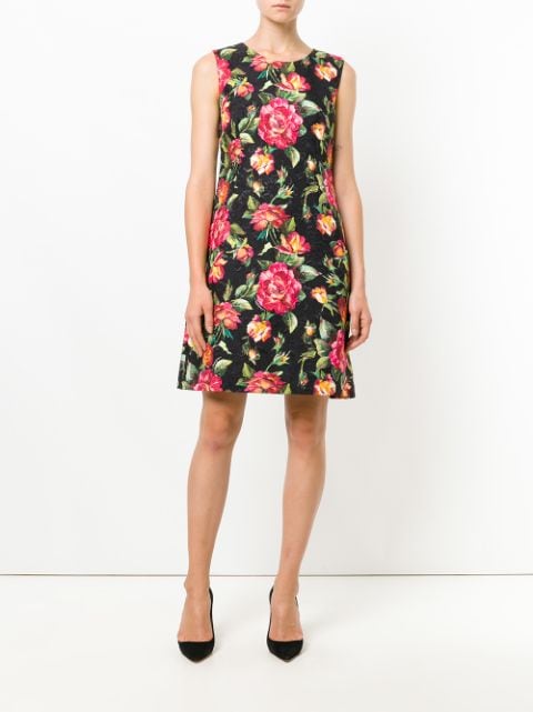 DOLCE & GABBANA Rose Print Dress | ModeSens