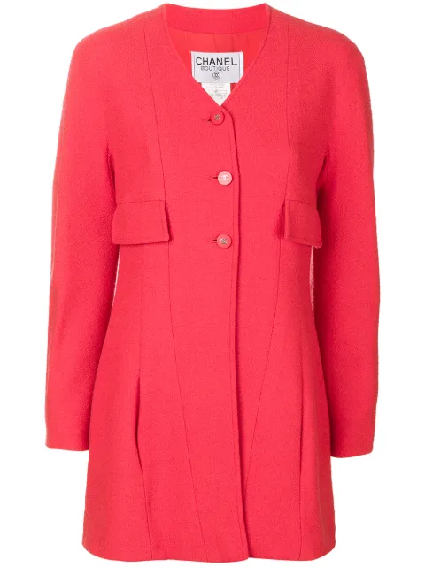 Chanel Pre-Owned 1996 V-neck jacket