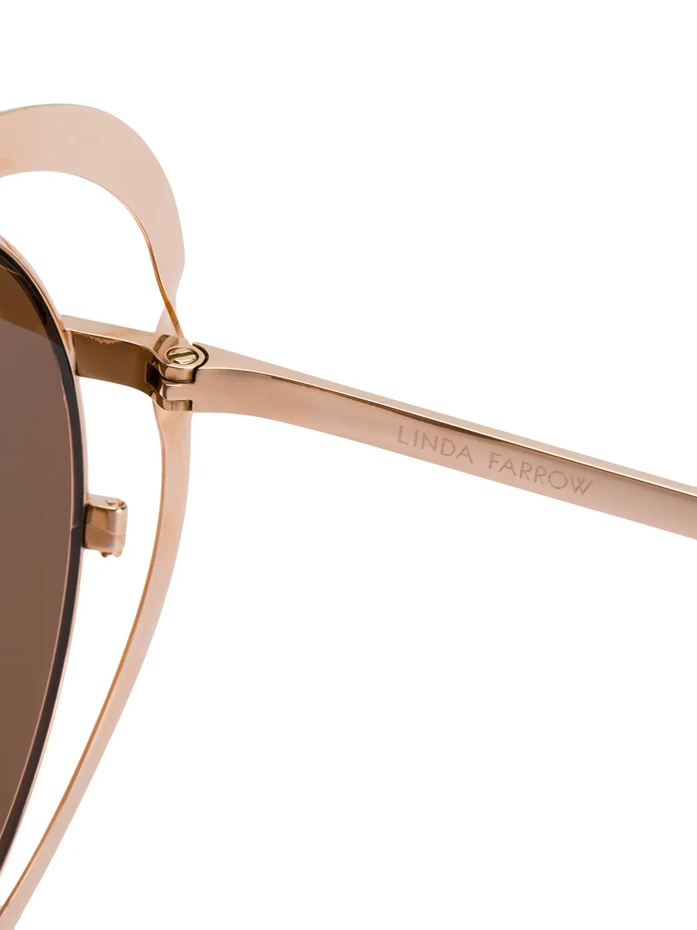 linda farrow 猫眼框太阳眼镜