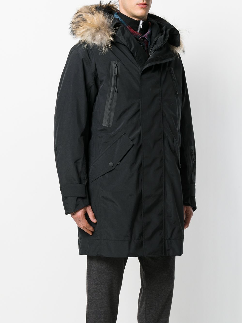 nylon parka