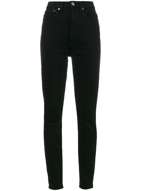 black designer skinny jeans