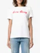 GANNI Harway love society print t-shirt