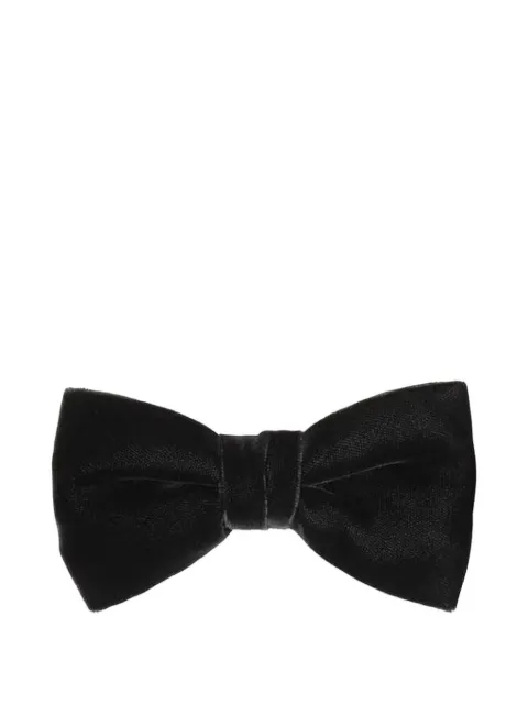 Saint Laurent velvet bow tie