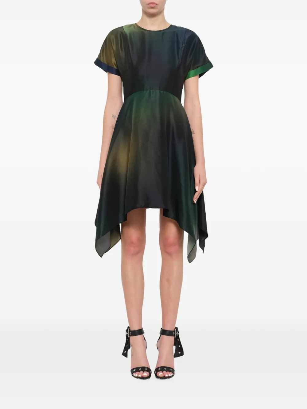 Kenzo Vestito svasato - Verde