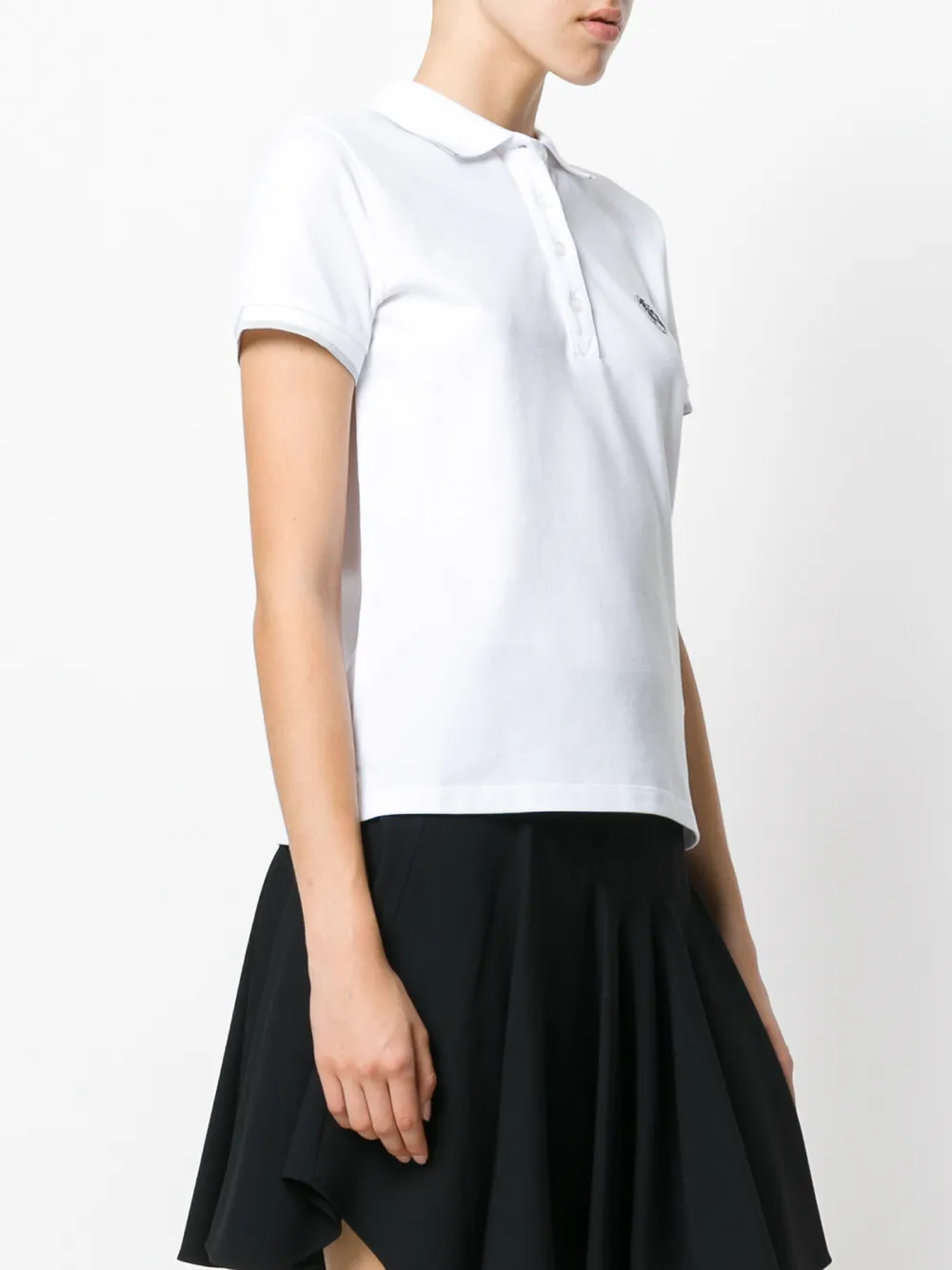 Kenzo Polotop met tijgerpatch Wit