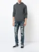Image 2 of God's Masterful Children distressed skinny jeans