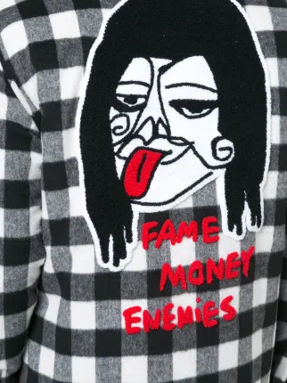 Fame Money Enemies方格衬衫展示图