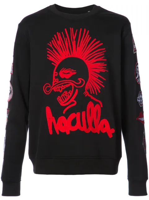 Haculla patch print sweatshirt