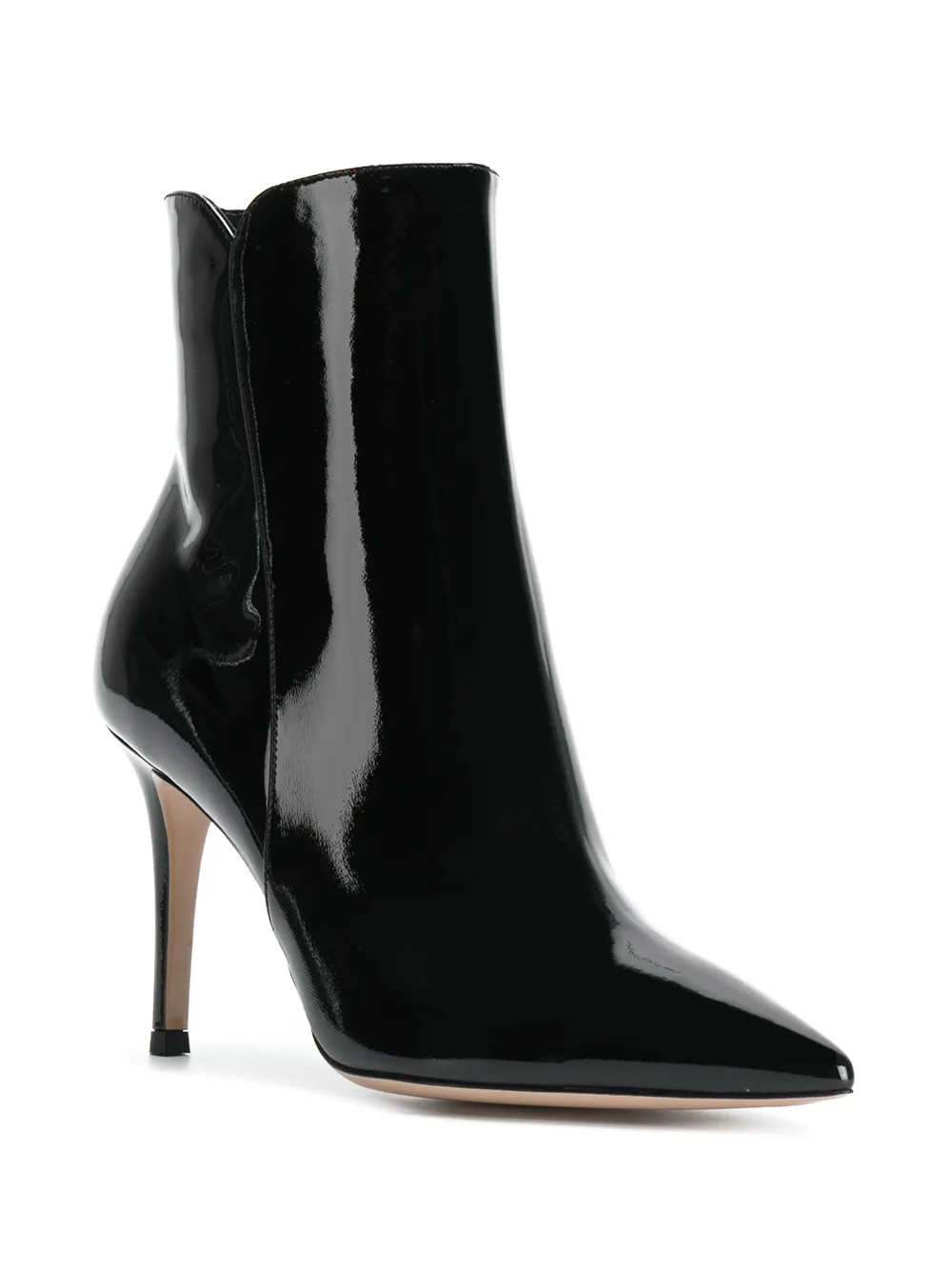 Gianvito Rossi classic pointed ankle boots Zwart