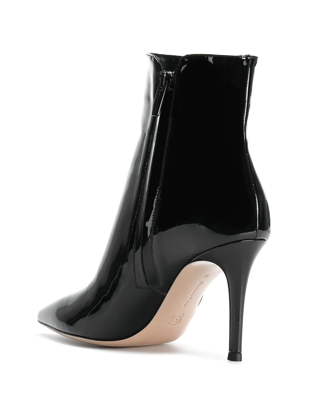 Gianvito Rossi classic pointed ankle boots Zwart