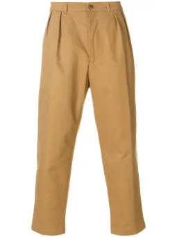 pantalon chino à effet sarouel
