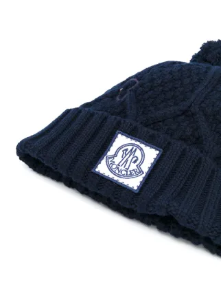 blue moncler beanie blue moncler beanie