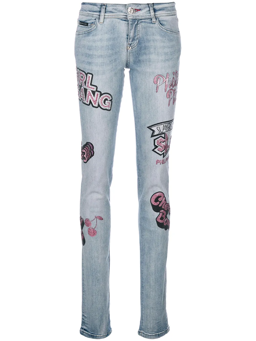 Philipp Plein Jeans 'Chicago Gang' - Blu