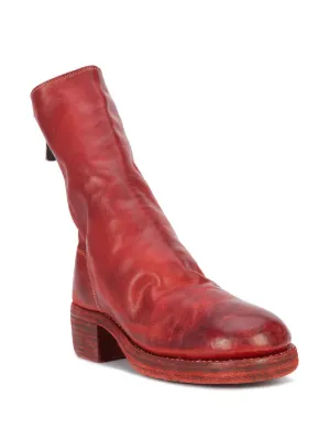 guidi red boots