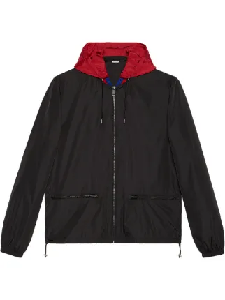 gucci windbreaker red