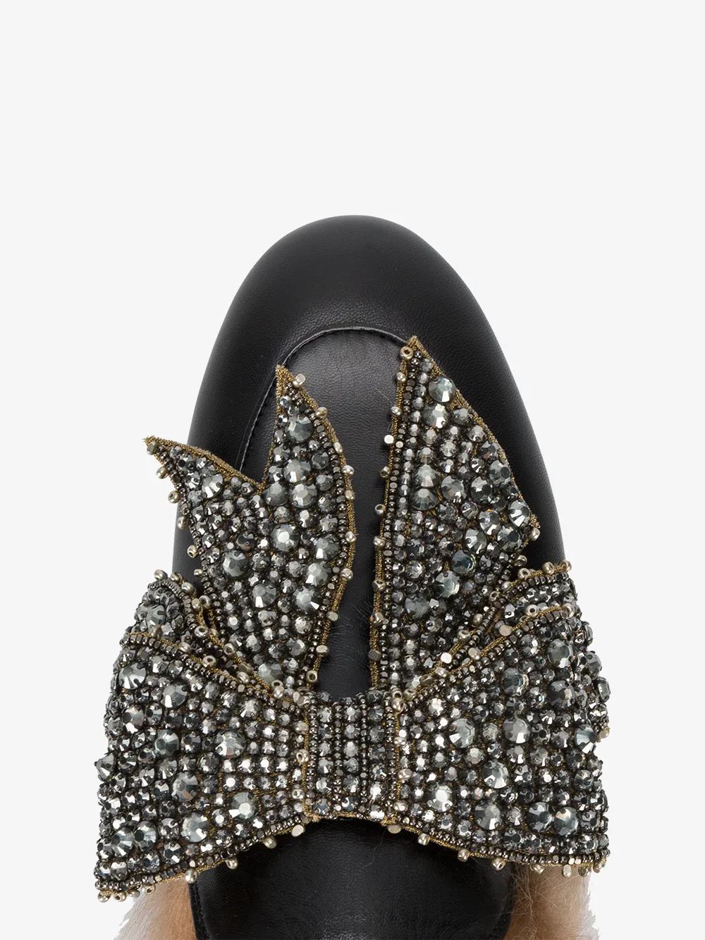 all black gucci slippers