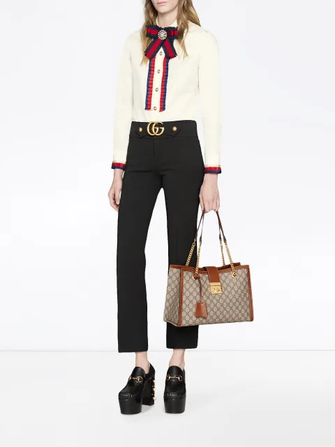padlock gg supreme medium shoulder bag