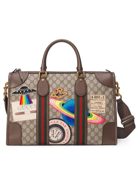 gucci courrier soft gg supreme duffle bag