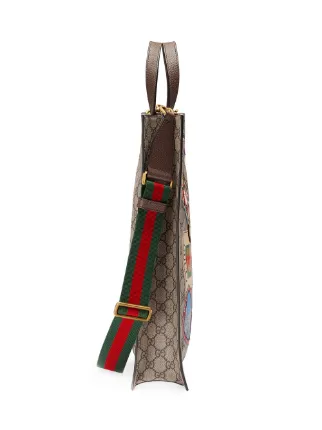 Gucci Courrier GG Supreme手提包展示图