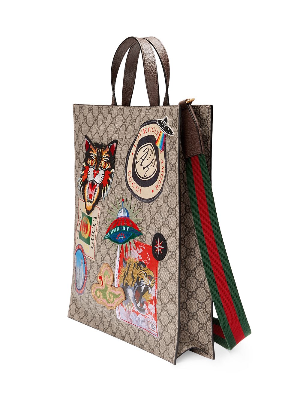 Gucci Gucci Courrier Soft GG Supreme Tote - Farfetch