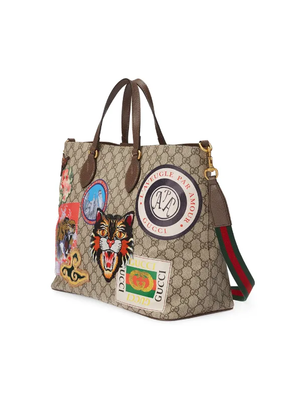 gucci soft gg supreme tote